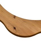 Vintage Spiegel Hout Pinewood Bloem Jaren 70 Design thumbnail 12