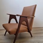 Vintage Fauteuil ‘50’60 Opnieuw Bekleed thumbnail 9
