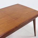 Extendable Teak Dining Table By Louis Van Teeffelen For Webe 1950'S thumbnail 8