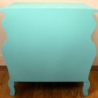 Blauwe Ladekast “goudvis”, Vintage Blue - Eclectisch thumbnail 6