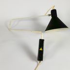 Anvia - Ontwerp J.J.M. Hoogervorst - Model 7058 - 'Swingarm' - Wandlamp - 1950'S thumbnail 4