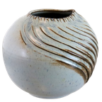 Vintage Keramieken Vaas Blauw 'hav' thumbnail 3