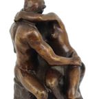 Naar Auguste Rodin Le Baiser Beeld De Kus Reproductie Brons thumbnail 10