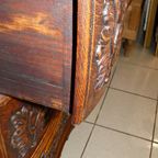 Louis Xv Commode In Massief Eikenhout thumbnail 5
