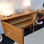Vintage Kast / Dressoir Blond Strakke Poot 70s thumbnail 11