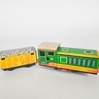 Vintage - Technofix Trein En Wagon - Blik - Made In West Germany - Opwindbaar - 60'S thumbnail 4