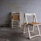 Vintage Folding Chair With Mesch Seating thumbnail 11