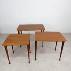 Vintage Nesting Tables Mimiset Teak thumbnail 11