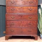 George Iii Chest On Chest Ladekast Uit 1830 thumbnail 15
