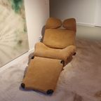 Vintage Lounge Chair Model Wink By Toshiyuki Kita For Cassina 1980s thumbnail 4