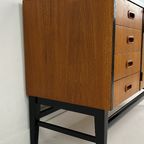 Scandinavisch Vintage Teak Fineren Dressoir Kauto thumbnail 17