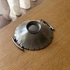 Vintage Hand-wrought Hammered Aluminum Bowl thumbnail 3