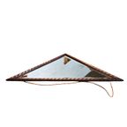 Oak Wood Triangle Mirror / Facet Cut Edges thumbnail 7