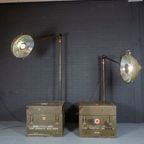 Vintage Operating Lamp Army Field Hospital Netherlands thumbnail 2