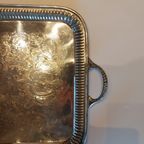Dienblad Verzilverd Sheffield Vintage thumbnail 2