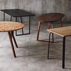 Tafel Woody - Mango Wood - L70 X W70 X H4 - Jacques - Set/4 Poten thumbnail 2