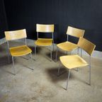 13 Stuks Vintage Partij Ahrend Stapelstoelen thumbnail 3