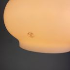 1 Of 2 Frosted White Glass Pendant Light By Peill And Putzler 1960 thumbnail 10