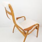 Vintage Swedese Lamino Yngve Ekström Fauteuil Teddy Pluche thumbnail 13
