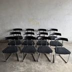 Black Fabric And Chrome Chairs thumbnail 2
