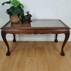 Vintage Queen Ann Chippendale Koffietafel, Salontafel 402 thumbnail 2