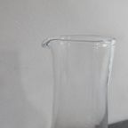 Vintage Water Kan Glas Teak Strak Design thumbnail 5