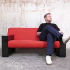 Artifort Model 750 - Sandwich Sofa - Red Kvadrat thumbnail 12