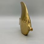 Mid Century Grote Messing Maanvis thumbnail 9