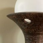 Vintage Lamp Keramiek Met Glazen Bol thumbnail 6