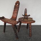 Brutalistisch Stoel + Krukje + Kandelaar thumbnail 6