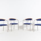 Set Of 4 Henrik Tengler ‘Chairman’ Chairs By Hansen & Sorensen, Denmark thumbnail 2