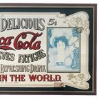 Vintage Coca Cola Spiegel Art Nouveau thumbnail 6