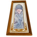 Mucha Artdeco Print Met Spiegel Jaren 70 thumbnail 2