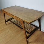 Vintage Mid-Century Deens Design Salontafel In Teak Tafeltje thumbnail 7