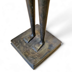 African Bronze Figure Sculpture 1970s thumbnail 14