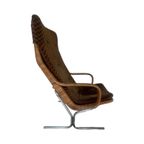 Dirk Van Sliedregt For Gebroeders Jonkers - Rattan / Wicker Lounge Chair With Cushion - thumbnail 8
