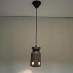 Jaren 70 Vintage Keramiek Hanglamp Herda thumbnail 4