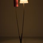 Vintage Vloerlamp Met Messing 69079 thumbnail 5