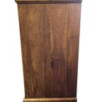 Vintage Houten Kast / Dressoir Met Ijzeren Accent thumbnail 7