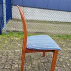 Vintage Eetkamerset - 3 Stoelen Pj Denmark + 1 Bankje Schou Andersen thumbnail 10