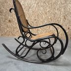Jaren '60' Michael Thonet Schommel Stoel thumbnail 14