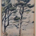 Liesbeth Margaretha Asbeek Brusse (1901-1996) - Aquarel thumbnail 5