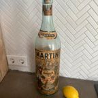 Grote Vintage Fles Martini Drank Fles 3 Liter thumbnail 3