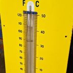 Emaille Duckhams Motor Oil Thermometer. thumbnail 5