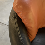 Leolux Suva Vintage Leather Orange And Black thumbnail 4