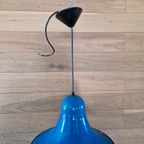 Vintage Trompetvormige Lamp Blauw Retro thumbnail 5