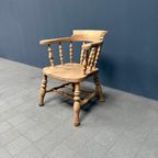 Lichte Engelse Beukenhouten Captain Chair thumbnail 9