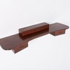 Danish Mid-Century Modern Wall Shelf-Console By Frode Holm For Illums Bolighus, 1950’S thumbnail 5