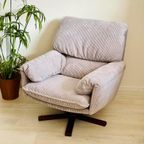 Vintage Leolux Draaifauteuil Rib thumbnail 4