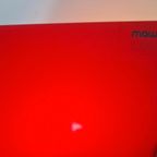 Mawa Design Vintage Jaren 80 Vlieger Lamp Rood. thumbnail 6